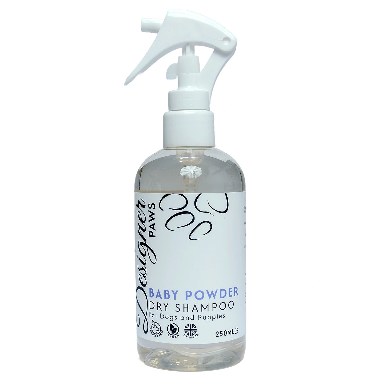 Baby Powder Dry Shampoo for dogs