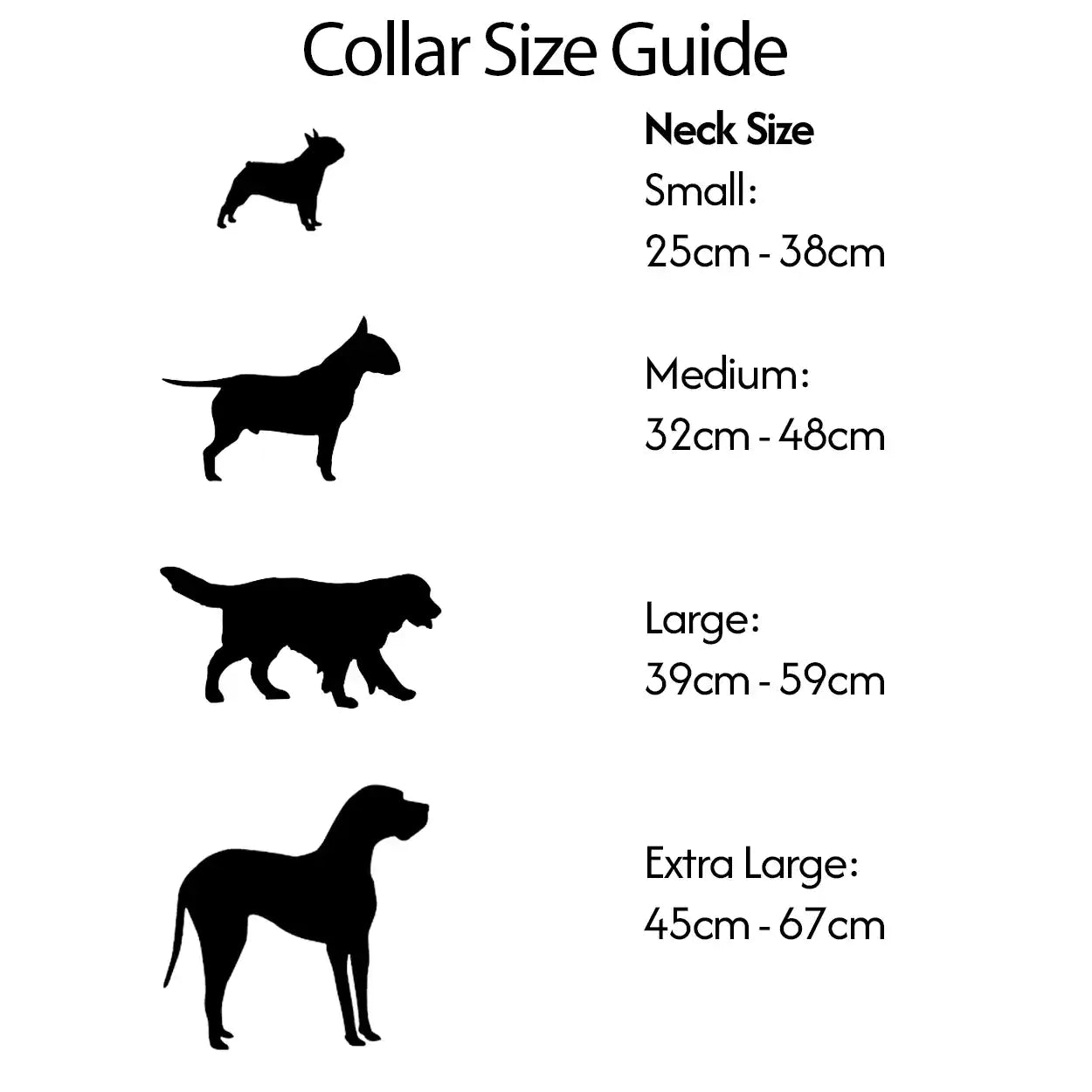 Dog Collar Size guide