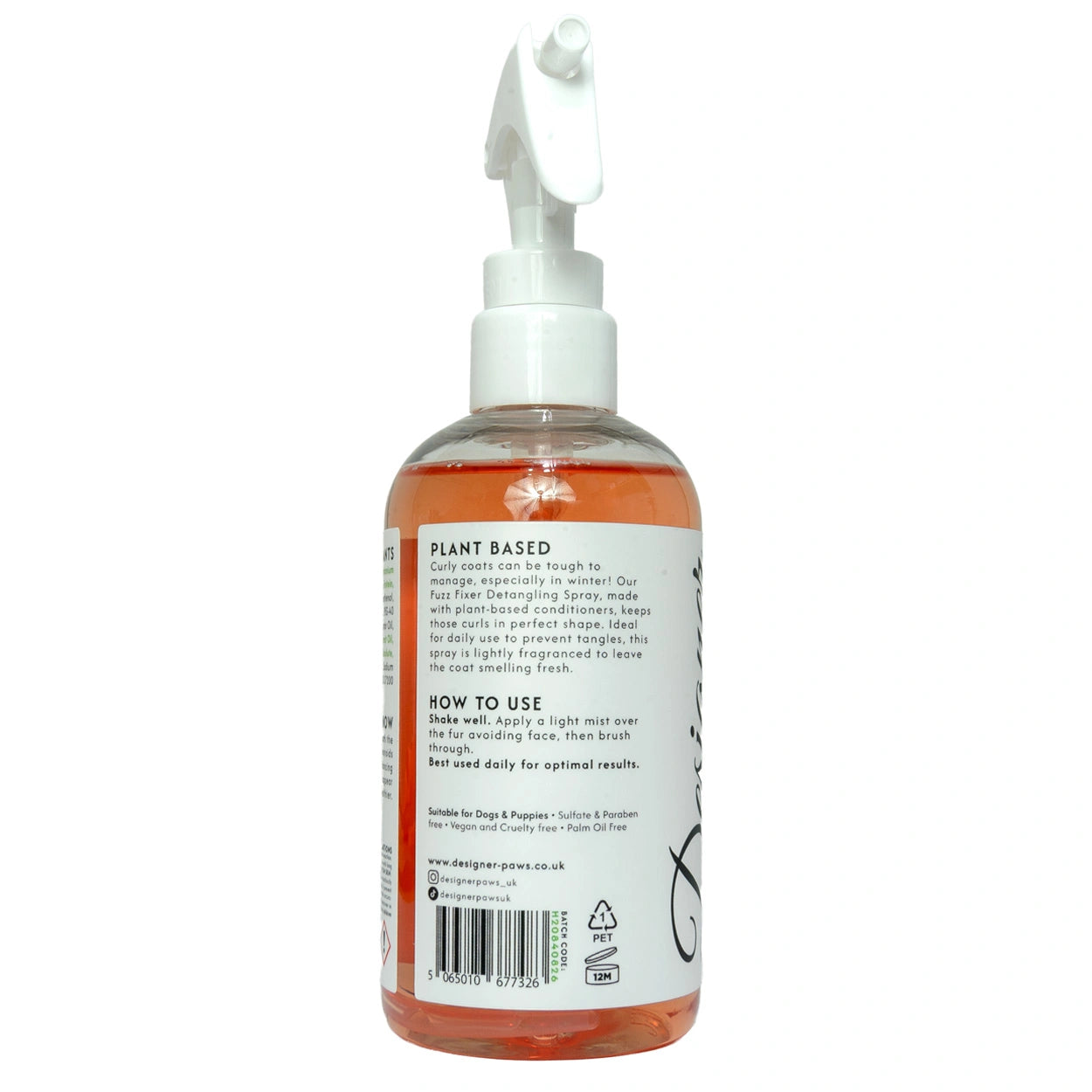 Fuzz Fixer Dog Detangeling Spray