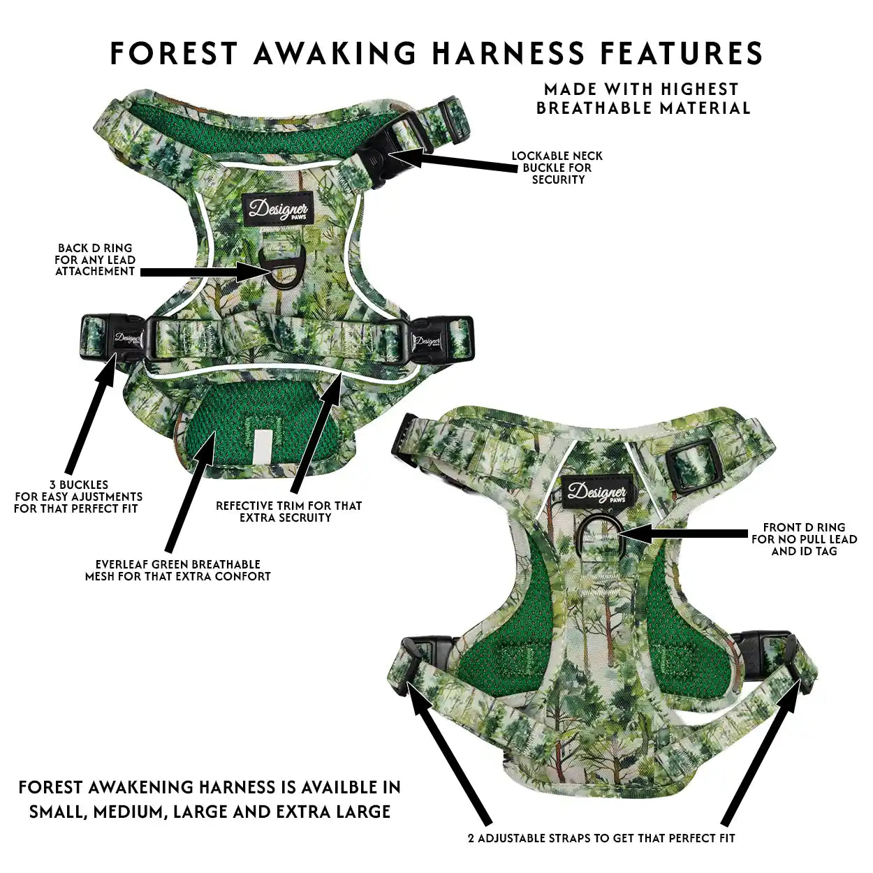 Forest Awakening Harness Features