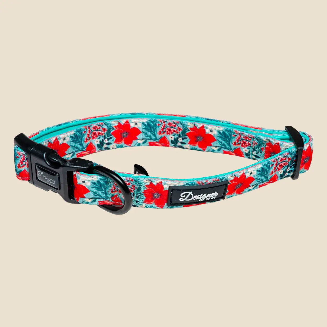 Poinsettia Garden Pattern Collar