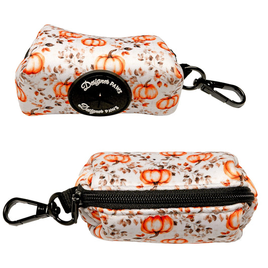 Autumn Pumpkin Poo Bag Pocket