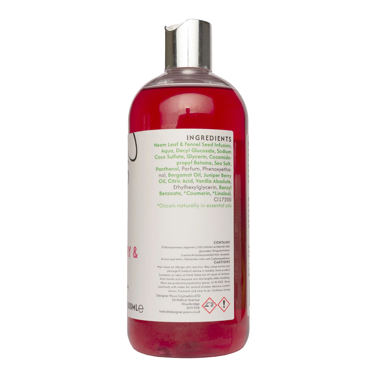 Raspberry And Vanilla Dog Shampoo