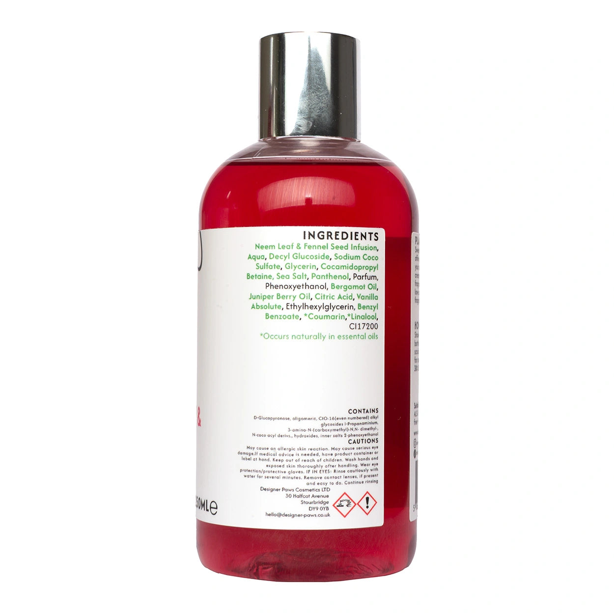 Raspberry And Vanilla Dog Shampoo