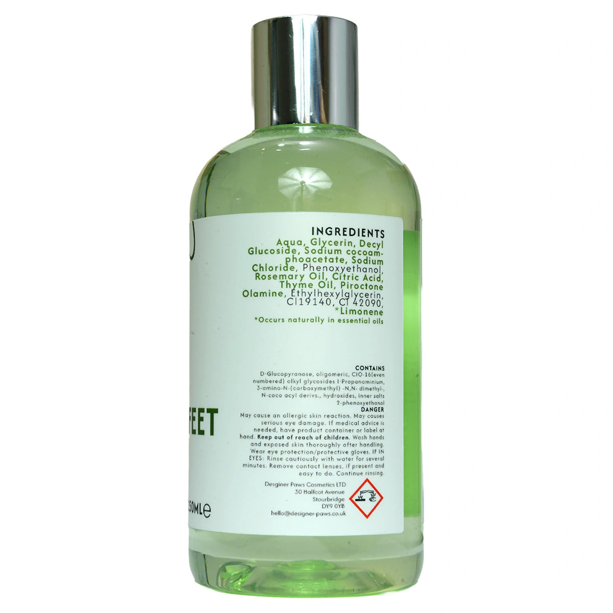 Stinky Feet Toner for Dogs side view