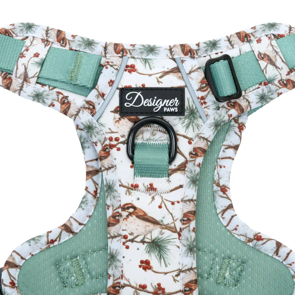 Fosted Finch Dog Harness Close-up