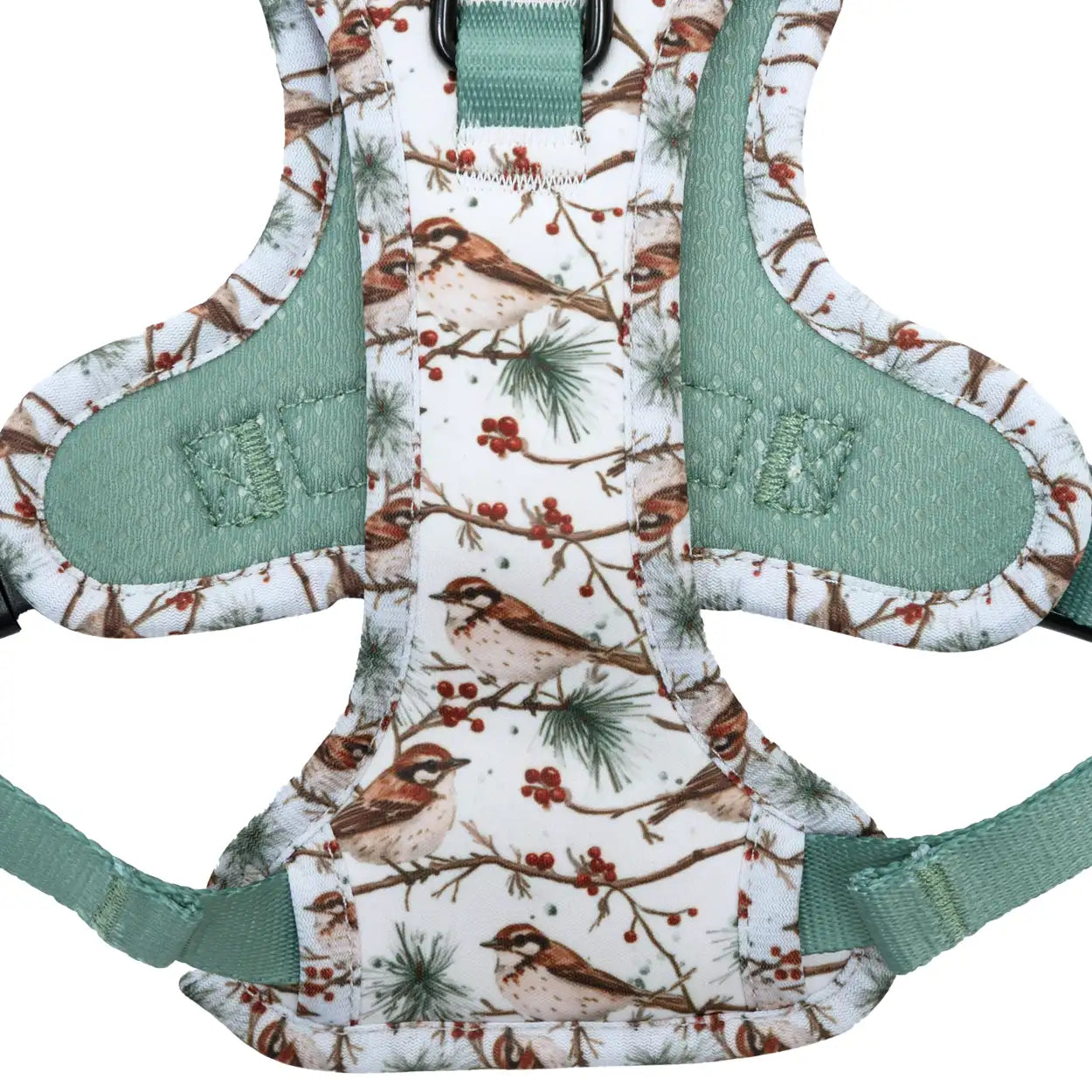 Fosted Finch Dog Harness Close-up