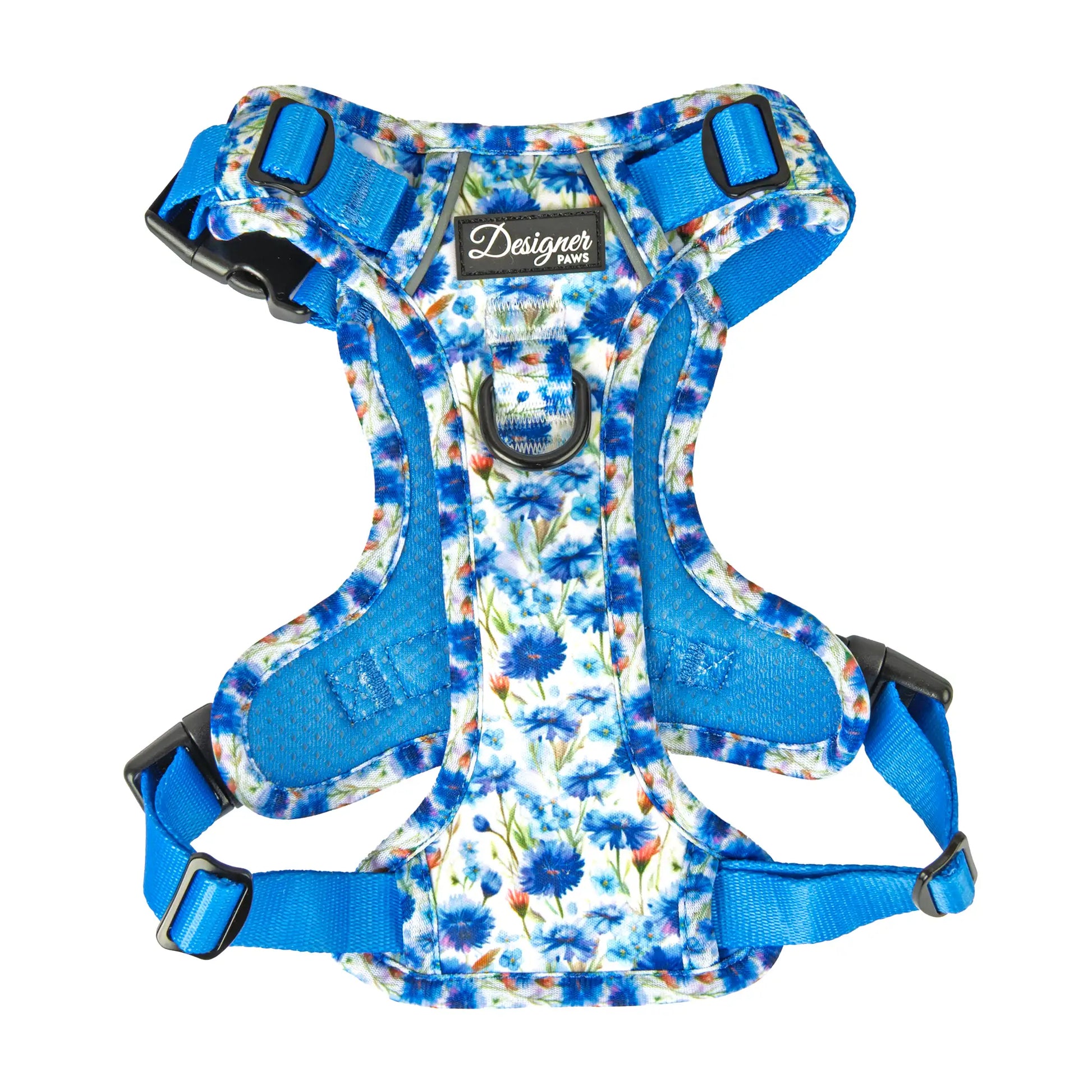 Dog Harness Flowers of the Forest Chest side