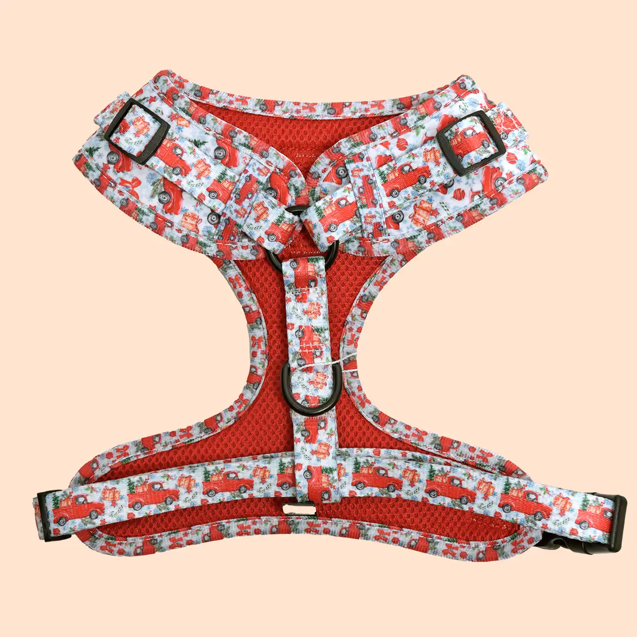 Driving Home for Chrictmas Dog Harness Underside