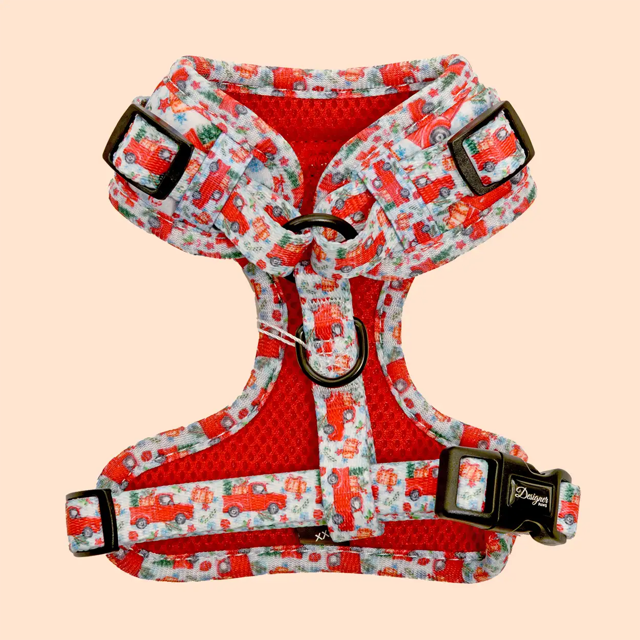 Driving Home for Chrictmas Dog Harness XXS Underside