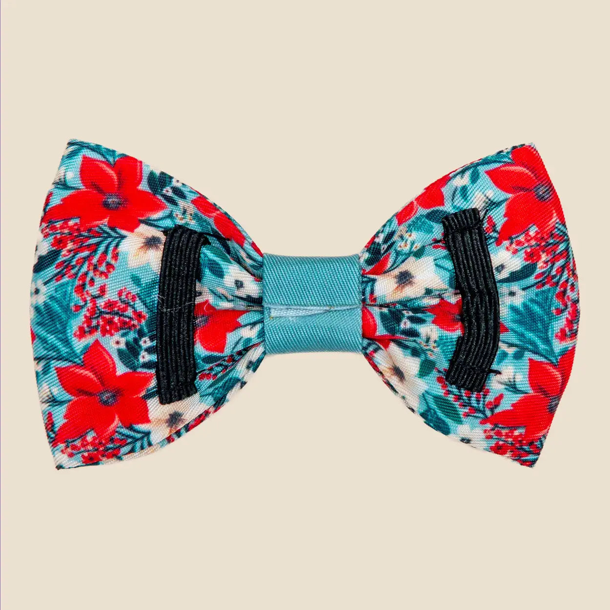 Poinsettia Garden Dickie Bow Back