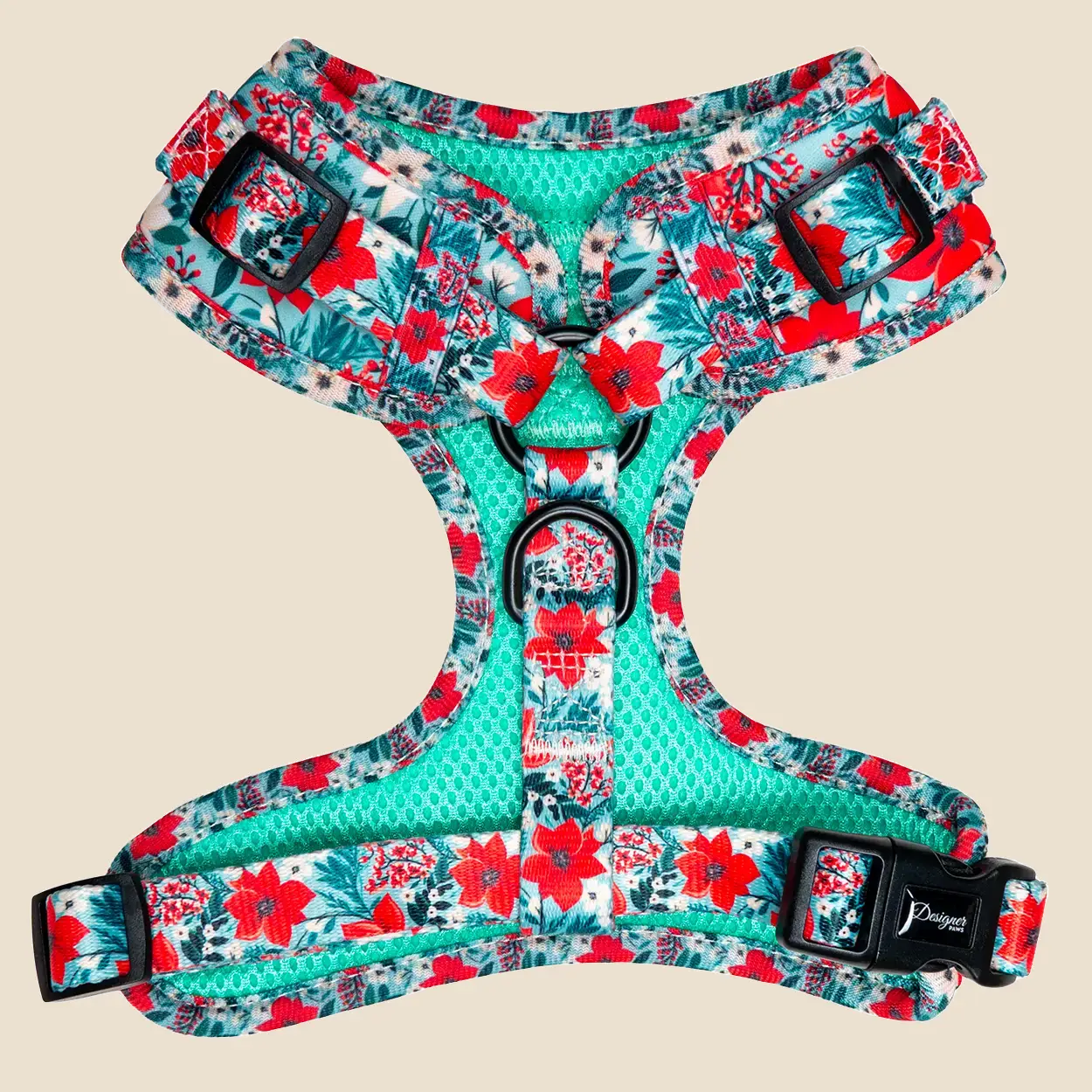 Poinsettia Garden Harness Back